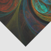 再生ブルー抽象芸術アート 薄葉紙 (詳細)