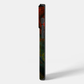 再生ブルー抽象芸術アート Case-Mate iPhoneケース (裏面 / 左)