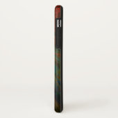 再生ブルー抽象芸術アート Case-Mate iPhoneケース (裏面/左)