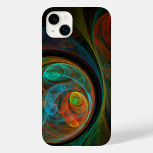 再生ブルー抽象芸術アート Case-Mate iPhone 14 PLUSケース