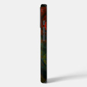 再生ブルー抽象芸術アート Case-Mate iPhoneケース (裏面 / 左)