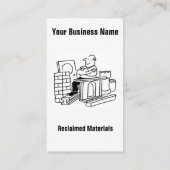 再生マテリアル漫画の名刺 名刺 (裏面)