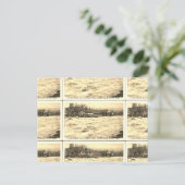 再生ヴィンテージはがきアトール,マス ポストカード (スタンド正面)