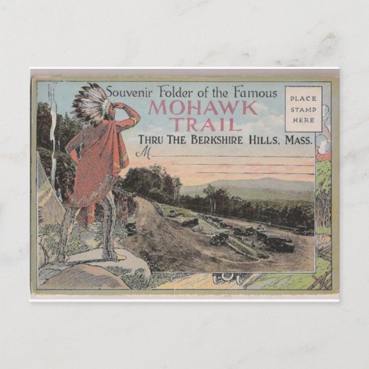 再生ヴィンテージはがきモホーク跡,マス ポストカード (正面)