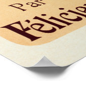 再生ヴィンテージフランスのポスター ポスター (角)