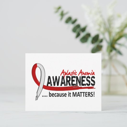 再生不良性貧血の認識2 ポストカード (スタンド正面)