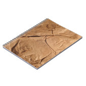 再生包装紙。テクスチャ。 ノートブック (左側)