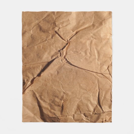 再生包装紙。テクスチャ。 フリースブランケット (正面)