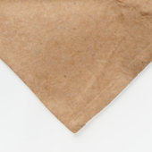 再生包装紙。テクスチャ。 フリースブランケット (角)