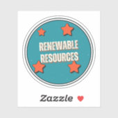 再生可能なリソース シール (シート)