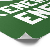 再生可能エネルギーのコーヒーカップ ポスター (角)