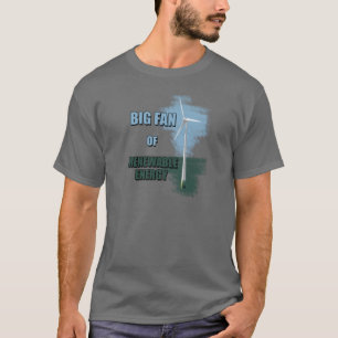 再生可能エネルギーの大きいファン Tシャツ