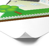 再生可能エネルギーハウスのポスター ポスター (角)