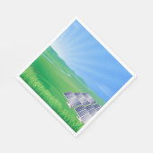 再生可能エネルギー太陽のナプキン スタンダードランチョンナプキン (角)