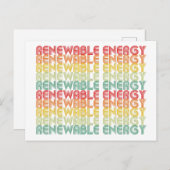 再生可能エネルギー ポストカード (正面/裏面)
