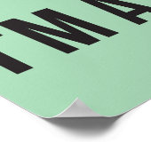 再生可能エネルギー?私は大ファンだ ポスター (角)