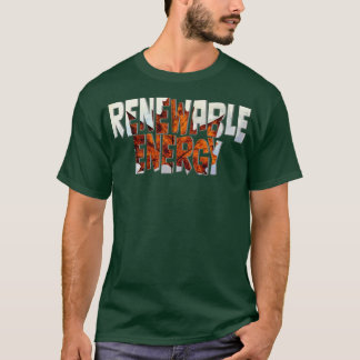 再生可能エネルギー Tシャツ