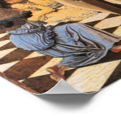 再生宗教プリントの血 ポスター (角)