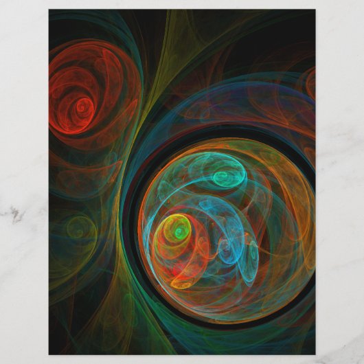 再生抽象芸術アートフライヤー チラシ (正面)