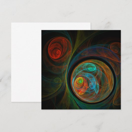 再生抽象芸術アート (正面/裏面)