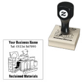 再生材料事業のゴム印 ラバースタンプ (押印)