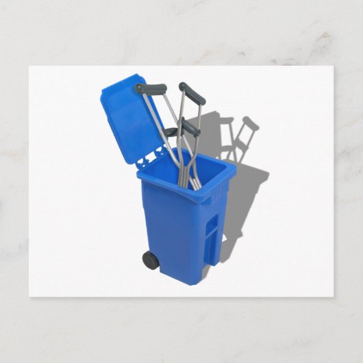 再生松葉杖082010 ポストカード (正面)