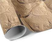 再生紙:エコフレンドリーテクスチャ。 ラッピングペーパー (ロールコーナー)