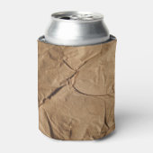 再生紙:エコフレンドリーテクスチャ。 缶クーラー (缶正面)