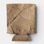 再生紙:エコフレンドリーテクスチャ。 缶クーラー (裏面)