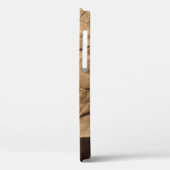 再生紙:エコフレンドリーテクスチャ。 Case-Mate iPhoneケース (裏面 / 左)