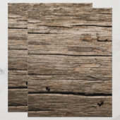 再生素朴バーンボードスクラップブック紙 (正面/裏面)