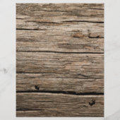 再生素朴バーンボードスクラップブック紙 (裏面)