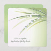 再生結婚の露 招待状 (正面/裏面)