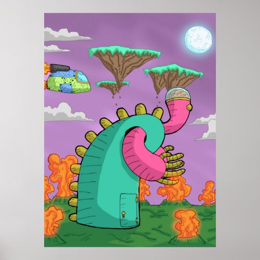 再生芸術プリント ポスター (正面)