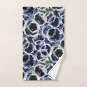 再生藍絞り： バスタオルセット (ハンドタオル)