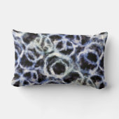 再生藍絞り： ランバークッション (裏面)