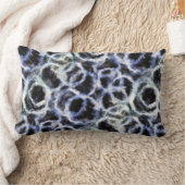 再生藍絞り： ランバークッション (ブランケット)