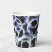 再生藍絞り： 紙コップ (裏面)