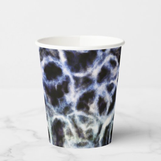 再生藍絞り： 紙コップ (左)