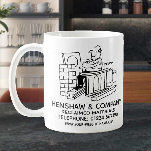 再生資材ビジネスのプロモーション コーヒーマグカップ