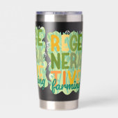 再生農業健康リビンググリーン 保温保冷タンブラー (背面)