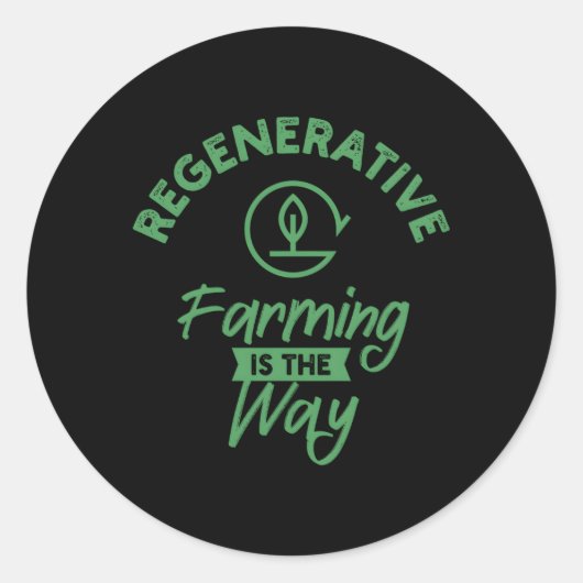 再生農業 ラウンドシール (正面)