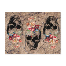 再生 – スカルが粉々から咲く