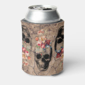 再生 – スカルが粉々から咲く 缶クーラー (缶裏面)