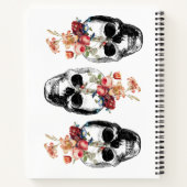 再生 – スカル開花 ノートブック (裏面)