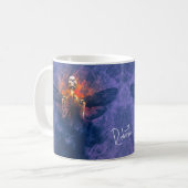 再生。翼が立ち上がるスケルトン コーヒーマグカップ (正面左)