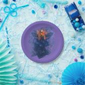 再生。翼が立ち上がるスケルトン ペーパープレート (パーティー)