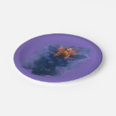 再生。翼が立ち上がるスケルトン ペーパープレート (アングル)