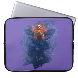 再生。翼が立ち上がるスケルトン ラップトップスリーブ