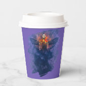 再生。翼が立ち上がるスケルトン 紙コップ (裏面)